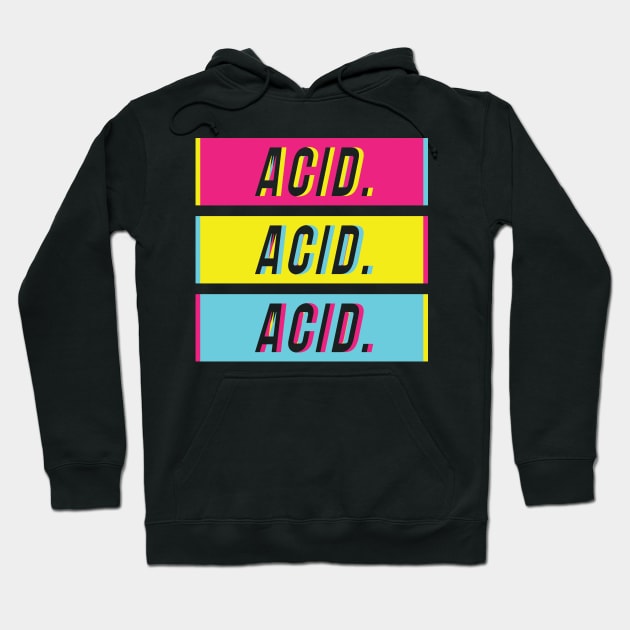 Techno Acid Style Hoodie by avshirtnation
